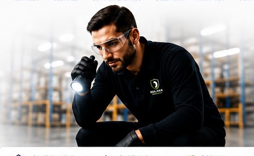 Técnico SOLVEX realizando una inspección